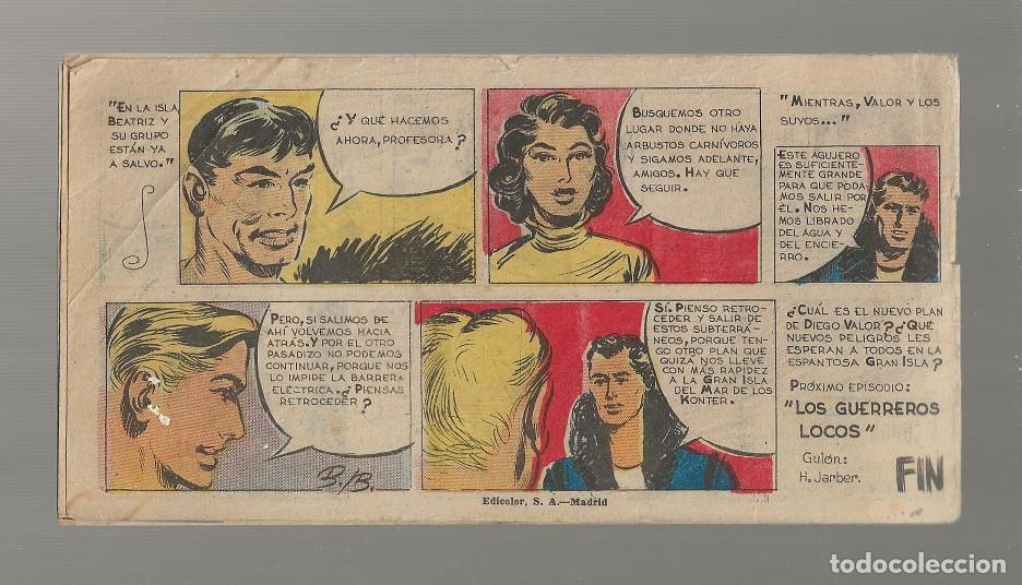 Tebeos: DIEGO VALOR N&ordm; 58 - TRAMPAS MORTALES (ORIGINAL) EDIT. CID 1954 - Foto 2