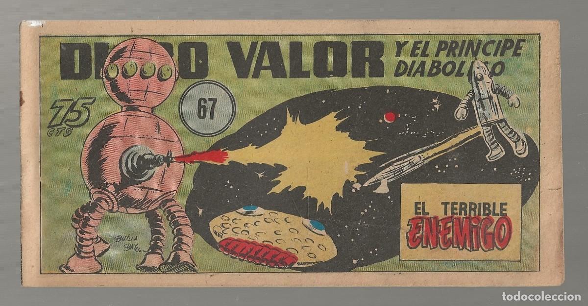 Tebeos: DIEGO VALOR N&ordm; 67 - EL TERRIBLE ENEMIGO (ORIGINAL) EDIT. CID 1954 - Foto 1