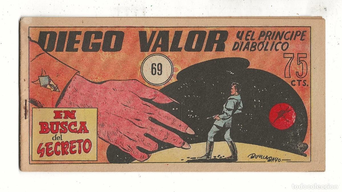 Tebeos: DIEGO VALOR N&ordm; 69 - EN BUSCA DEL SECRETO (ORIGINAL) EDIT. CID 1954 - Foto 1