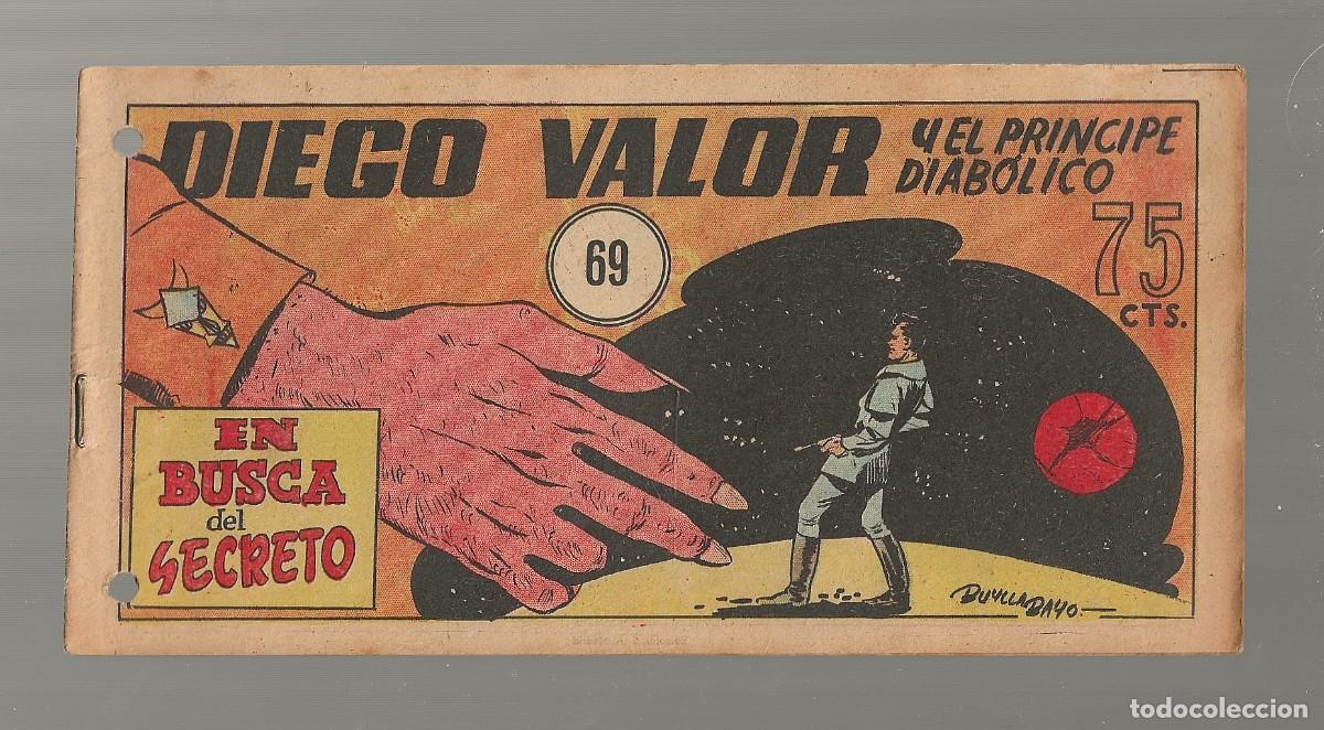 Tebeos: DIEGO VALOR N&ordm; 69 - EN BUSCA DEL SECRETO (ORIGINAL) EDIT. CID 1954 - Foto 1