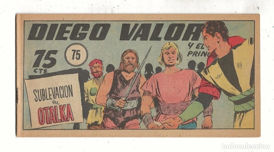 Tebeos: DIEGO VALOR N&ordm; 75 - SUBLEVACI&Oacute;N EN OTALKA (ORIGINAL) EDIT. CID 1954 - Foto 1