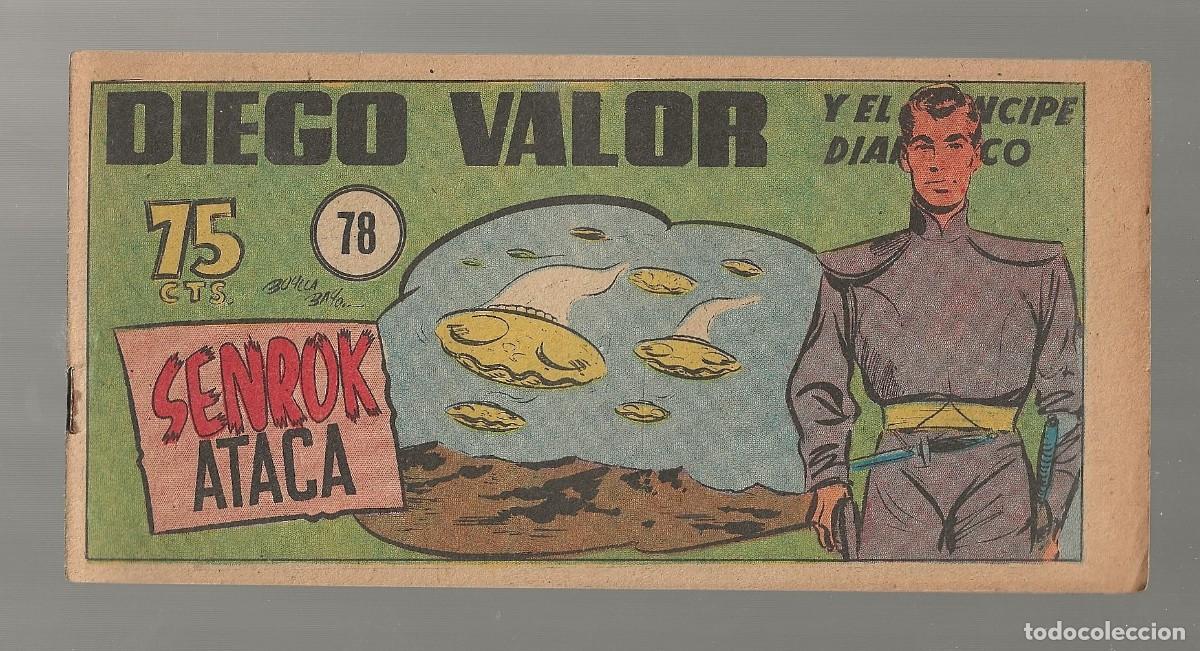 Tebeos: DIEGO VALOR N&ordm; 78 - SENROK ATACA (ORIGINAL) EDIT. CID 1954 - Foto 1