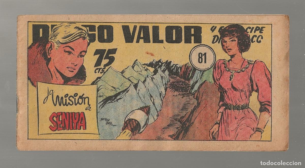 Tebeos: DIEGO VALOR N&ordm; 81 - LA MISI&Oacute;N DE SENIYA (ORIGINAL) EDIT. CID 1954 - Foto 1