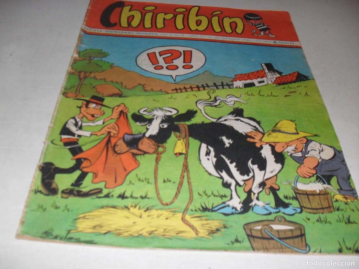 Tebeos: CHIRIBIN N&ordm; 102,CON HISTORIETA LOS HERMANOS LUMIERE,(DE 139).DON BOSCO,1961,TEBEO DIFICIL.