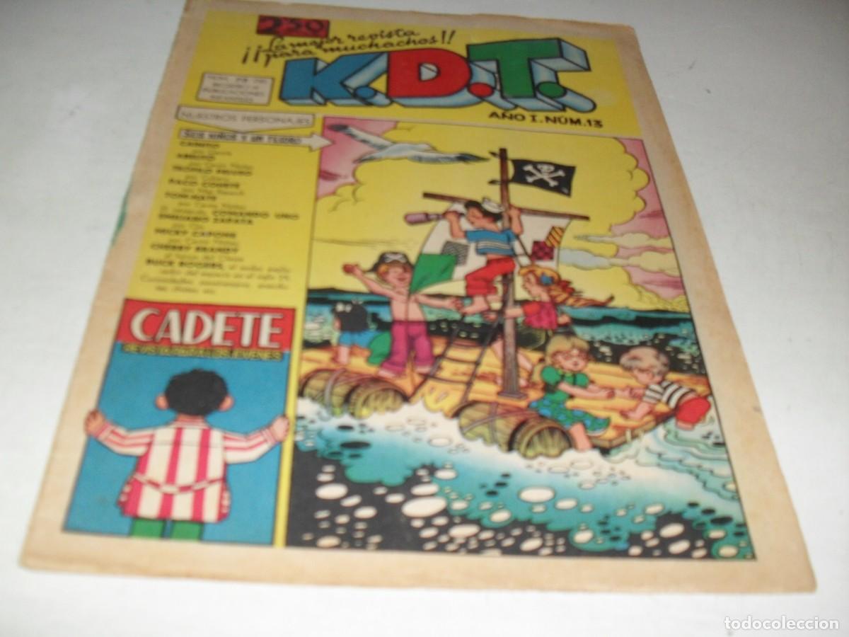 Comics: K.D.T.N&ordm; 13,(DE 16),CON HISTORIETA COMANDO 1.EDITORIAL MATEU,1959.