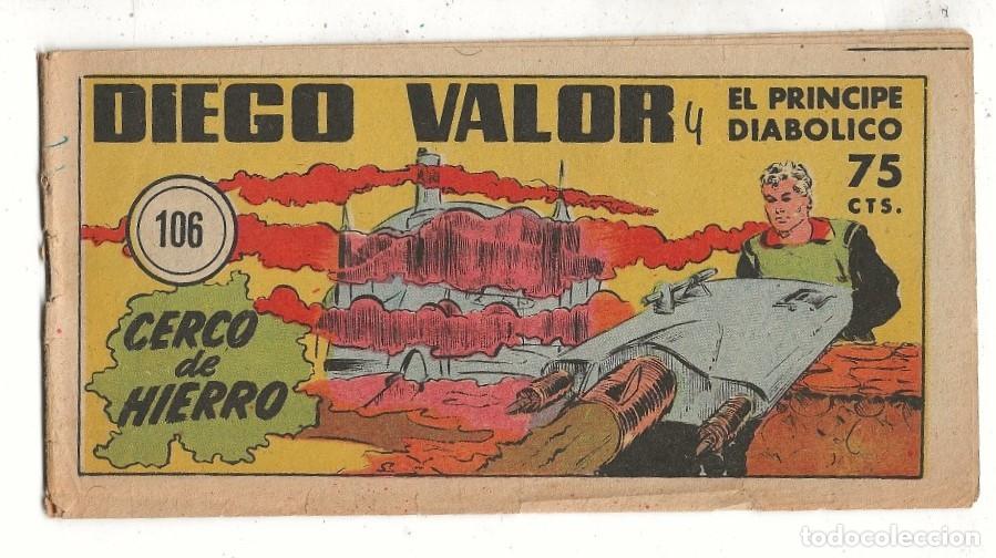 Tebeos: DIEGO VALOR N&ordm; 106 - CERCO DE HIERRO (ORIGINAL) EDIT. CID 1954 - Foto 1