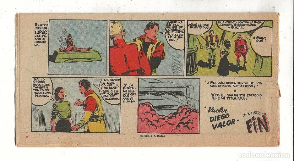Tebeos: DIEGO VALOR N&ordm; 106 - CERCO DE HIERRO (ORIGINAL) EDIT. CID 1954 - Foto 2