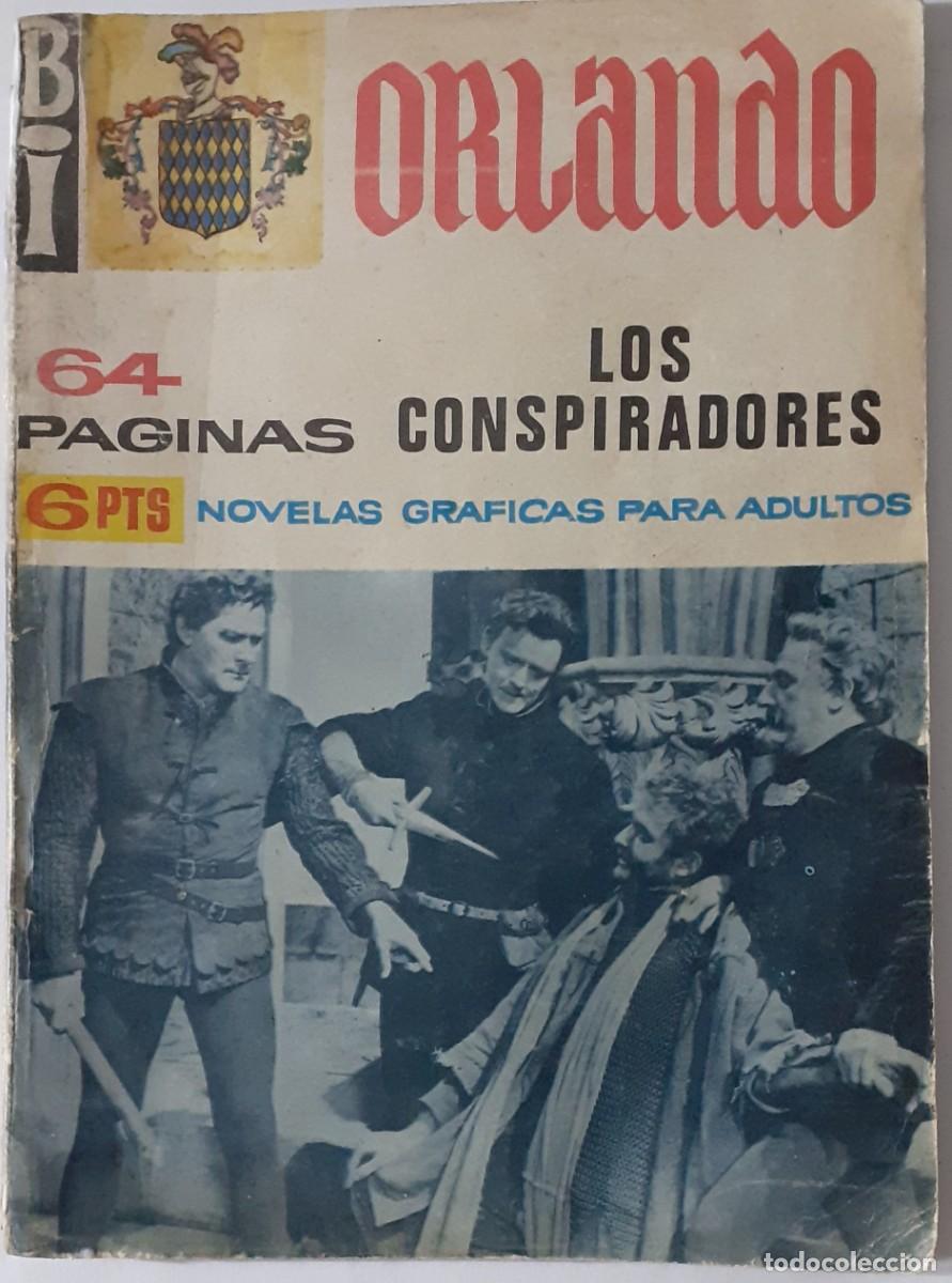 Tebeos: ORLANDO-EDICIONES A DE A- N&ordm; 13 -LOS CONSPIRADORES- 1966-GRAN JAIME JUEZ-RAR&Iacute;SIMO-CORRECTO-LEA-0485