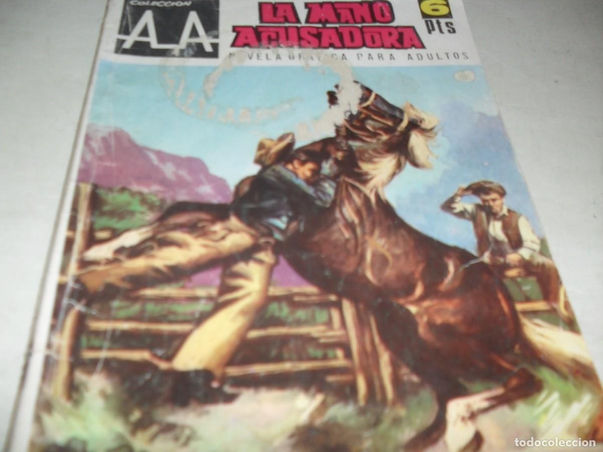 Tebeos: COLECCION A A N&ordm; 2,(DE 21) LA MANO ACUSADORA,EDITA A DE A,1966,CON MOCHI EN CONTRAPORTADA