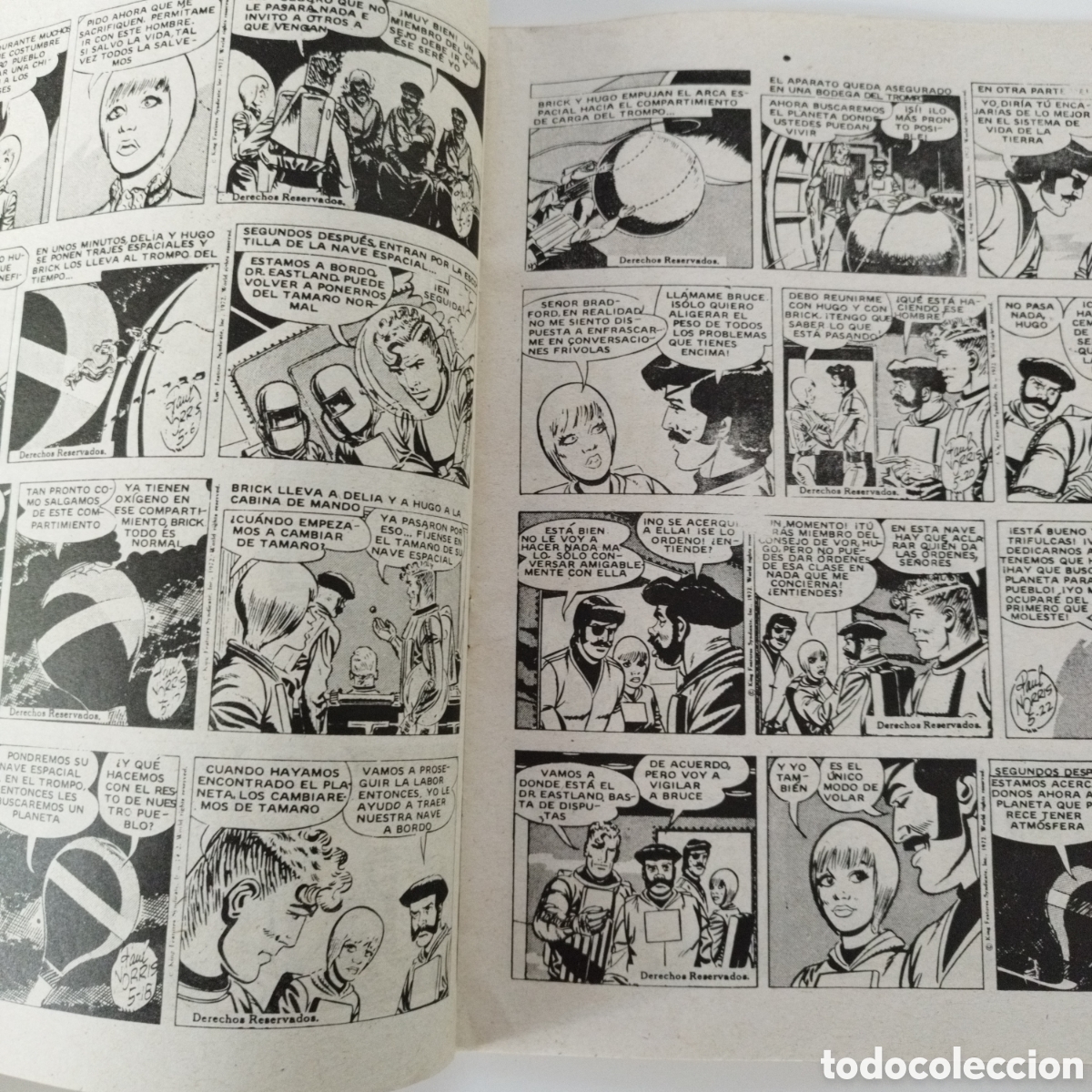 Tebeos: BRICK BRADFORD / # 4 / ED MAISAL / 1976 / - Foto 2