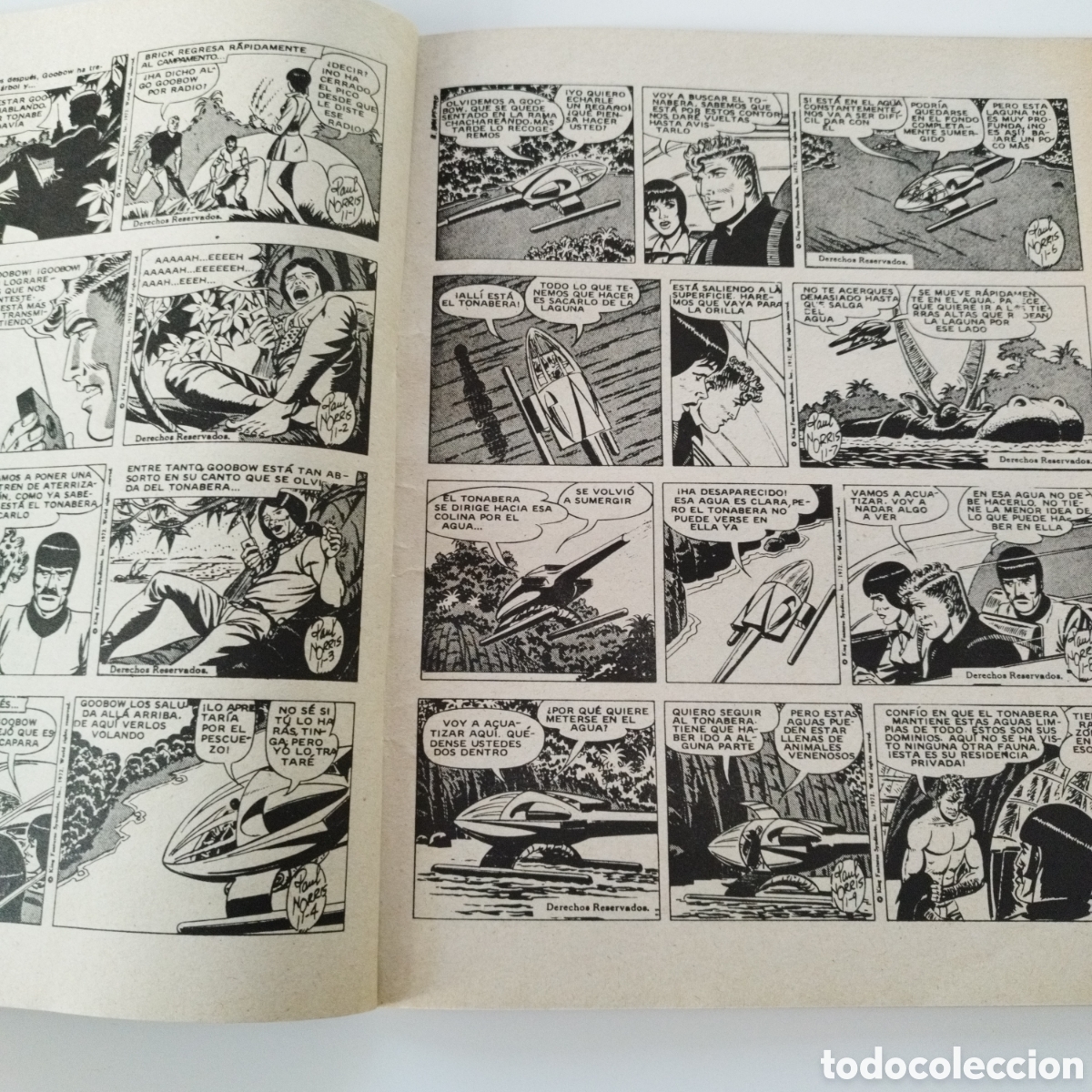 Tebeos: BRICK BRADFORD / # 6 / ED MAISAL / 1976 / - Foto 2