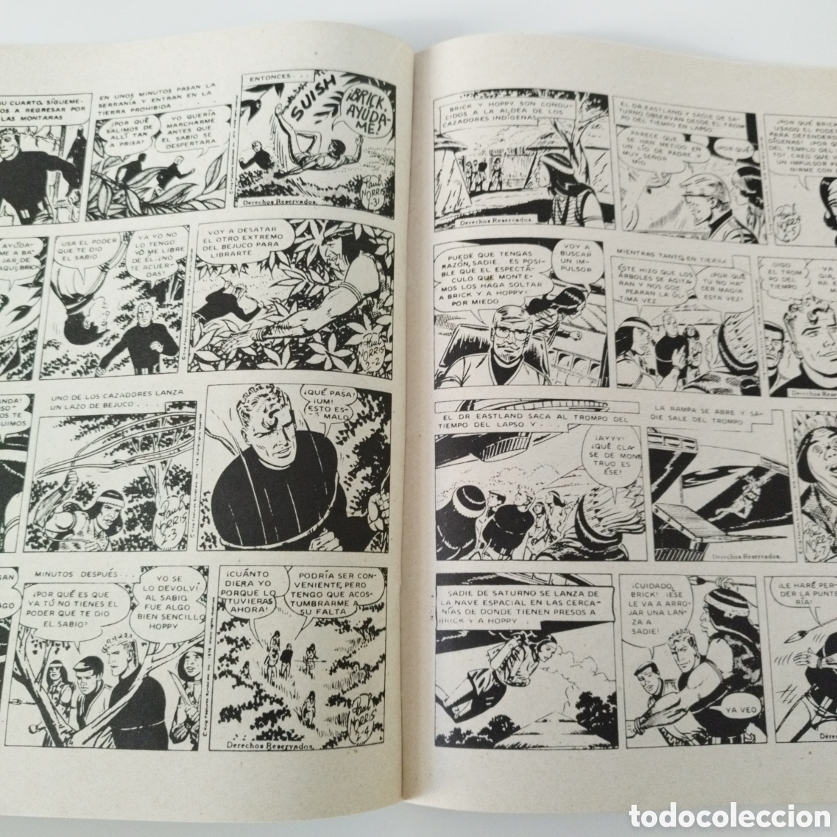 Tebeos: BRICK BRADFORD / # 7 / ED MAISAL / 1976 / - Foto 2