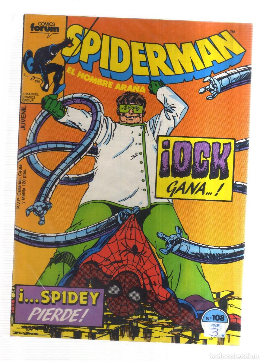 Tebeos: SPIDERMAN EL HOMBRE ARA&Ntilde;A FORUM N,108 - Foto 1