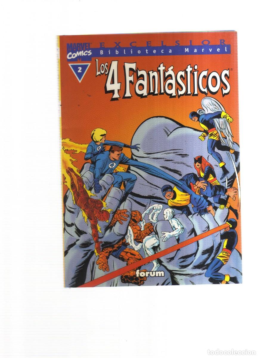 Tebeos: LOS 4 FANTASTICOS BIBLIOTECA MARVEL N,2 FORUM - Foto 1