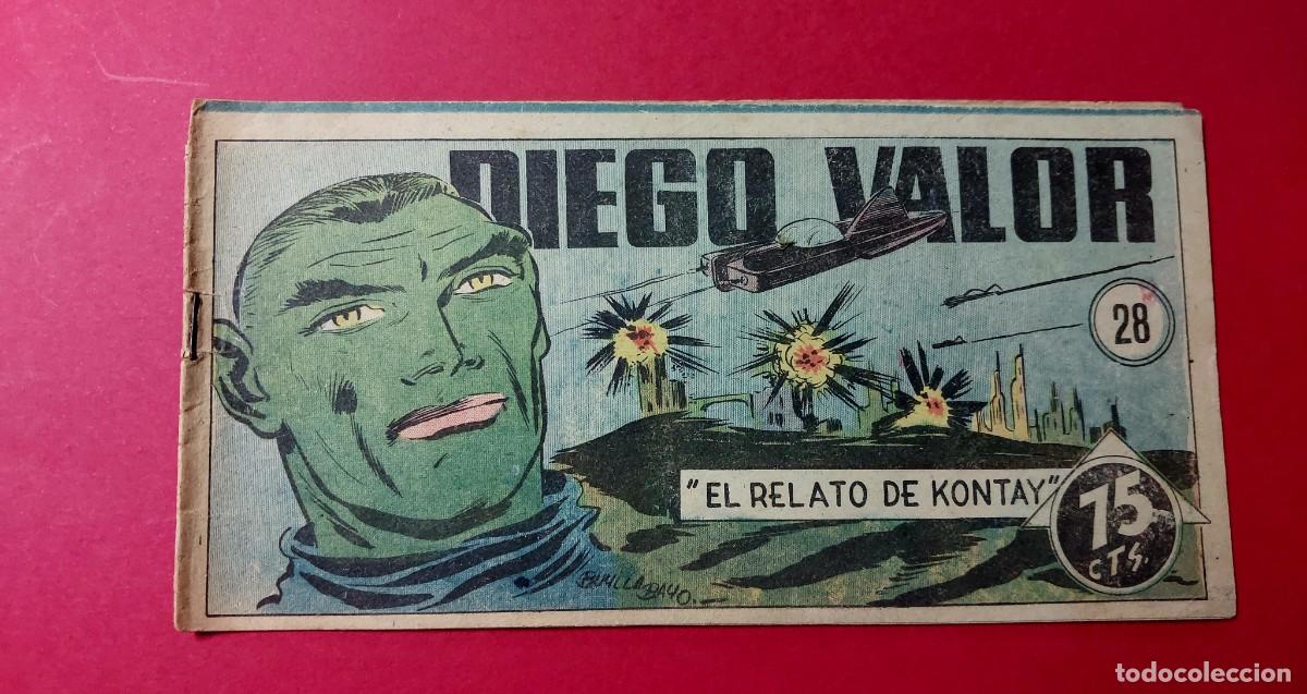 Tebeos: Diego Valor N&ordm; 28 Ediciones Cid 1954 - Foto 1