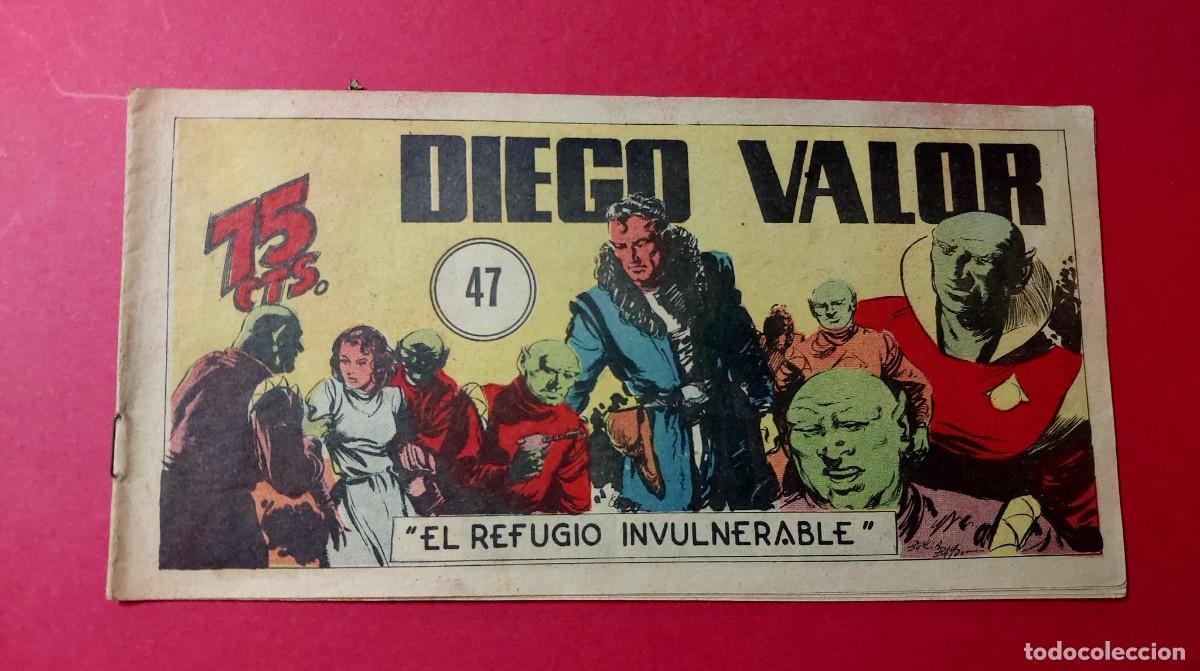 Tebeos: Diego Valor N&ordm; 47 Ediciones Cid 1954 - Foto 1