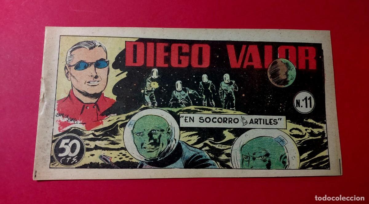 Tebeos: Diego Valor N&ordm; 11 Ediciones Cid 1954 - Foto 1