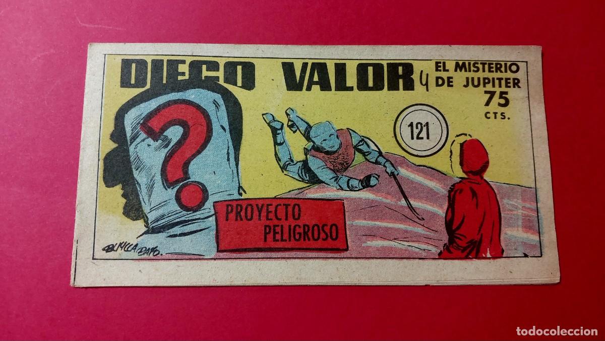 Tebeos: Diego Valor N&ordm; 121 Ediciones Cid 1954 - Foto 1