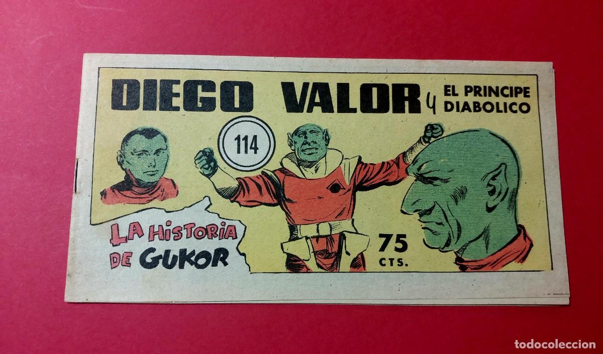 Tebeos: Diego Valor N&ordm; 114 Ediciones Cid 1954 - Foto 1