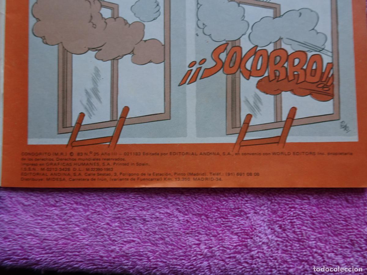 Tebeos: condorito 25 editorial andina 1983 - Foto 3
