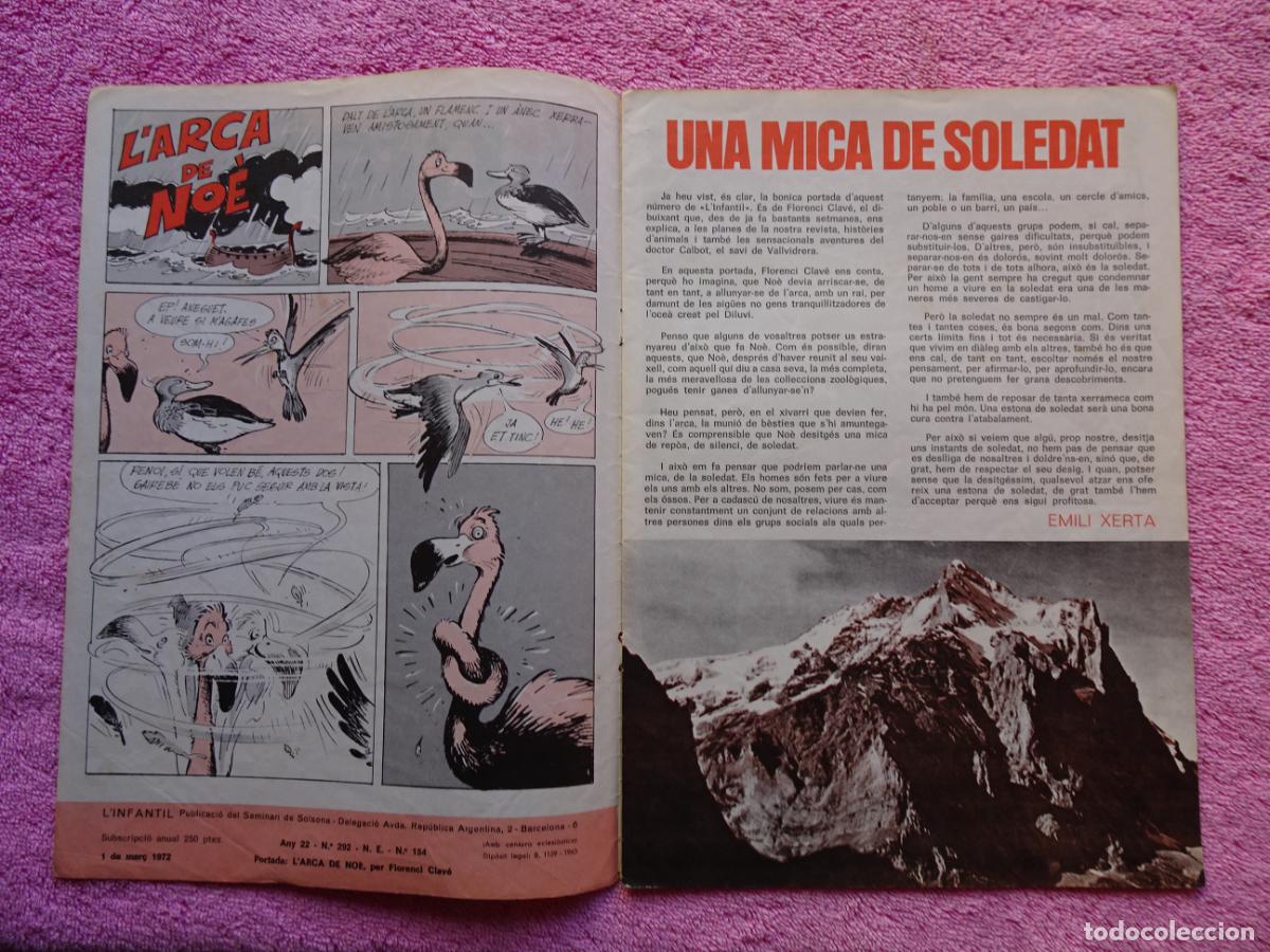 Tebeos: infantil 154 publicaci&oacute; del seminari de solsona 1972 linfantil - Foto 2