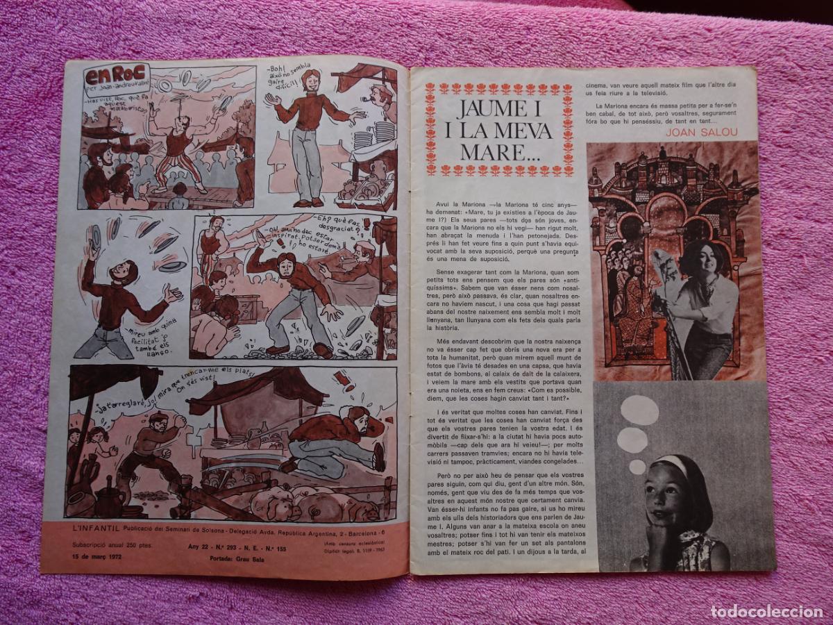 Tebeos: infantil 155 publicaci&oacute; del seminari de solsona 1972 linfantil - Foto 2