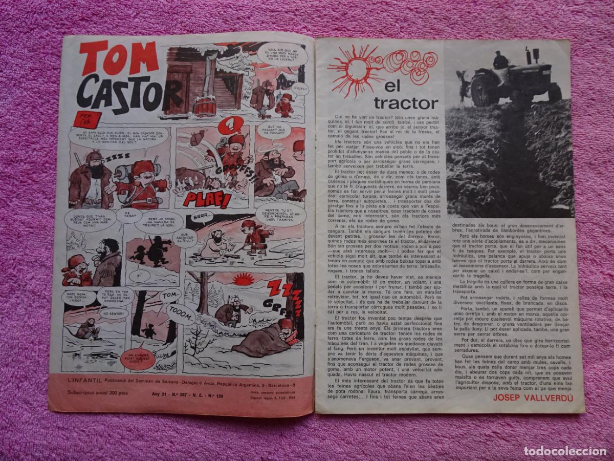 Tebeos: infantil 129 publicaci&oacute; del seminari de solsona 1971 linfantil - Foto 2