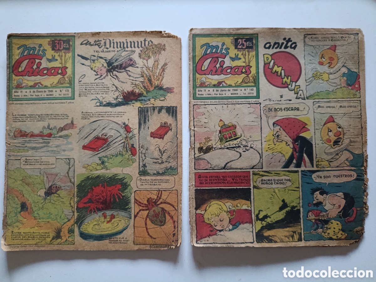 Tebeos: Lote de 11 Mis Chicas a&ntilde;o 1946 - Foto 6