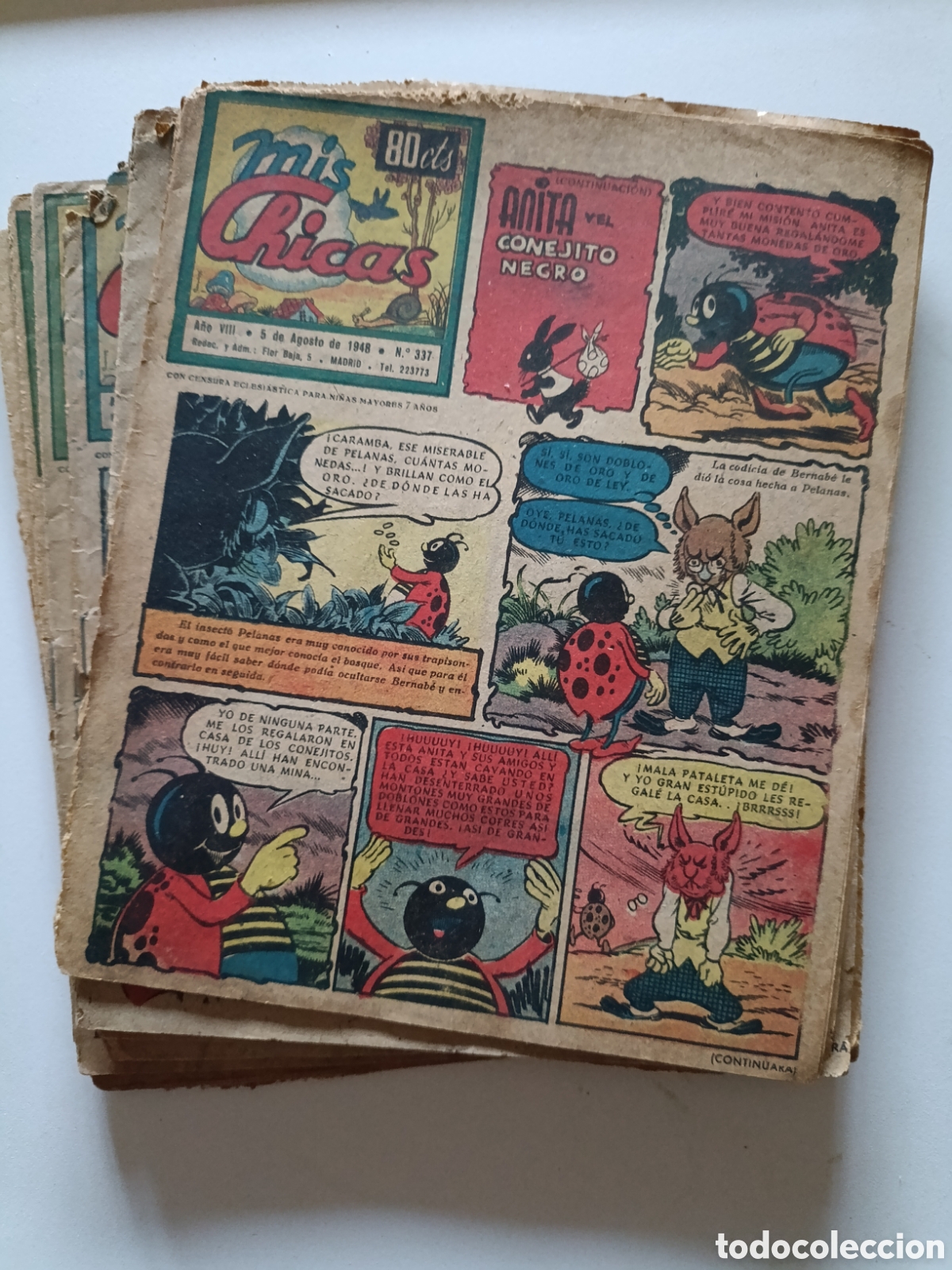Tebeos: Lote de 11 Mis Chicas a&ntilde;o 1946 - Foto 2