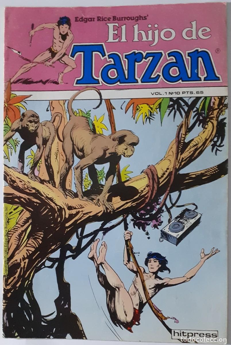 Comics: EL HIJO DE TARZ&Aacute;N-HIPRESS- N&ordm; 10 -CAZADORES FURTIVOS-1981-RU&Iacute;Z PUEYO-BUENO-ESCASO-LEA-0526