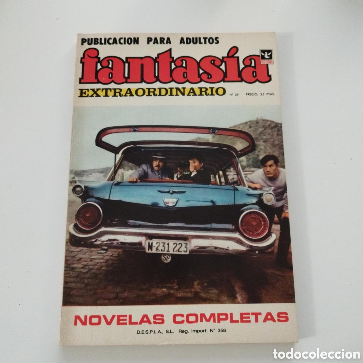 Tebeos: FANTASIA EXTRAORDINARIO / # 231 / EDITORIAL COLUMBA / 1972 /
