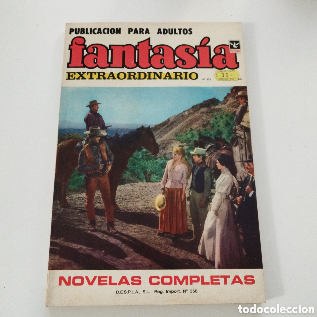 Tebeos: FANTASIA EXTRAORDINARIO / # 232 / EDITORIAL COLUMBA / 1972 /
