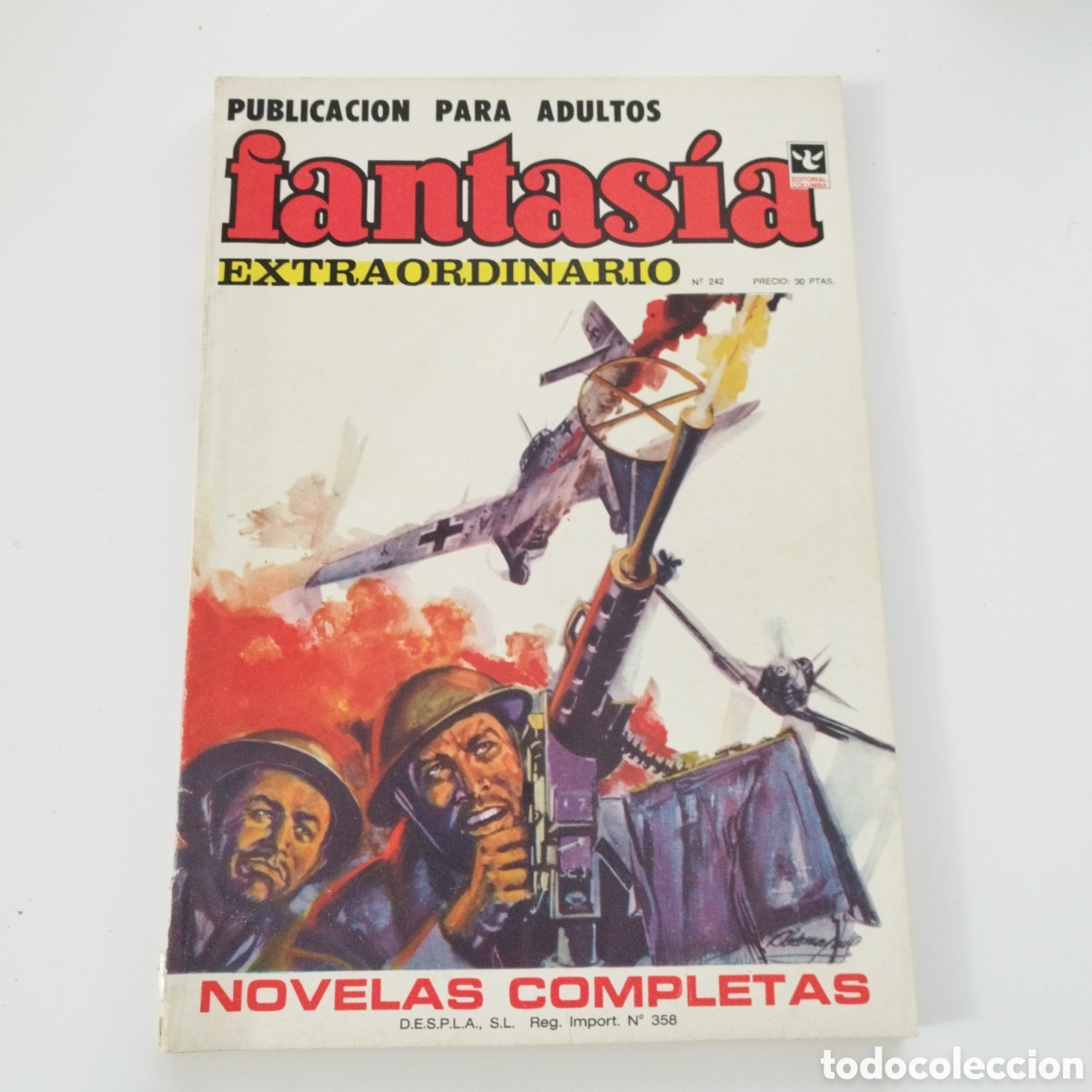 Tebeos: FANTASIA EXTRAORDINARIO / # 242 / EDITORIAL COLUMBA / 1972 /