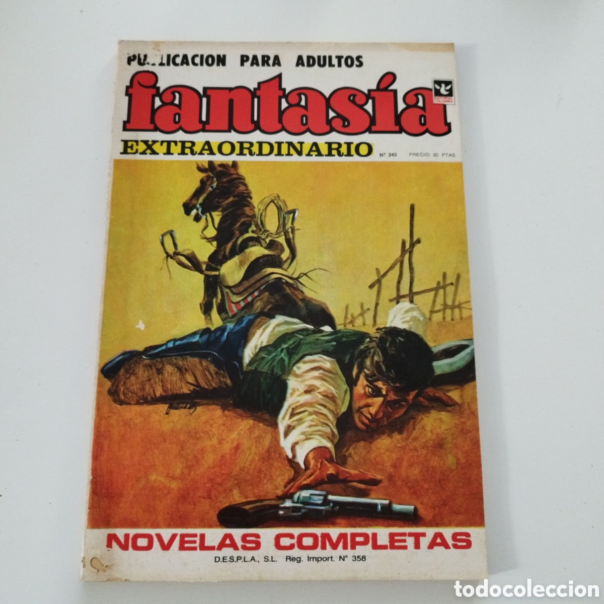 Tebeos: FANTASIA EXTRAORDINARIO / # 243 / EDITORIAL COLUMBA / 1972 /
