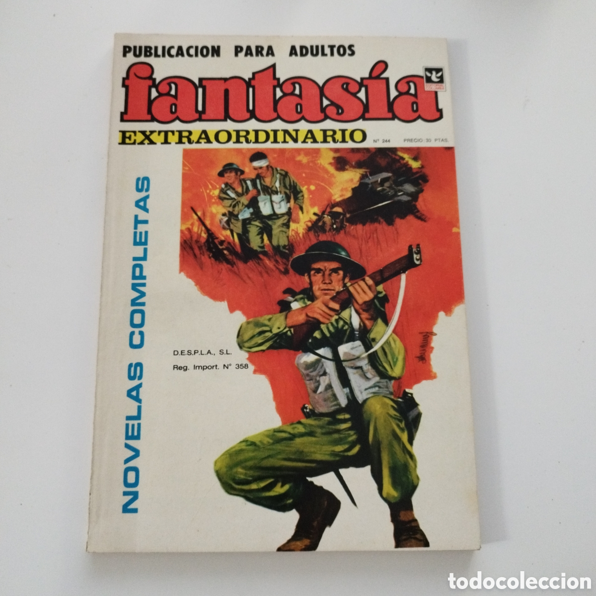 Tebeos: FANTASIA EXTRAORDINARIO / # 244 / EDITORIAL COLUMBA / 1972 /