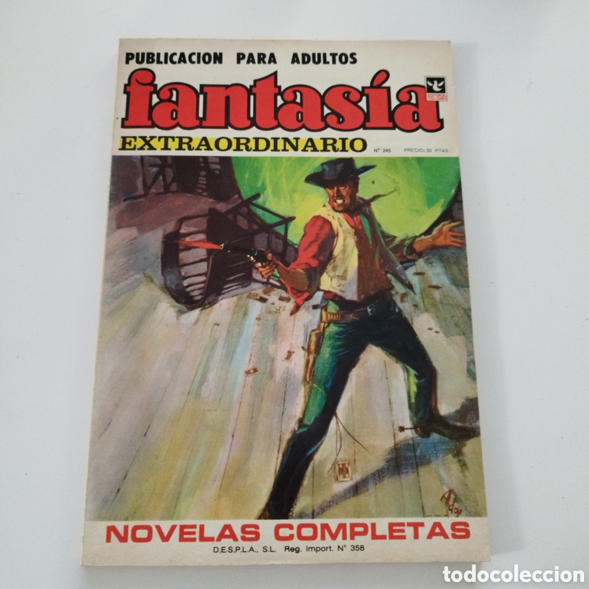 Tebeos: FANTASIA EXTRAORDINARIO / # 245 / EDITORIAL COLUMBA / 1972 /