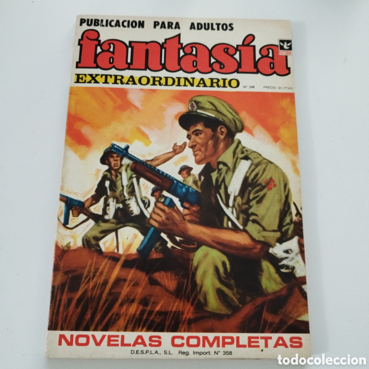 Tebeos: FANTASIA EXTRAORDINARIO / # 248 / EDITORIAL COLUMBA / 1972 /