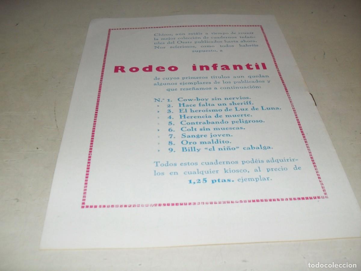 Tebeos: (FACSIMIL) RODEO INFANTIL N&ordm; 10 LA VENGANZA DE QUANTRELL,(DE 14),CIES,1949 - Foto 2
