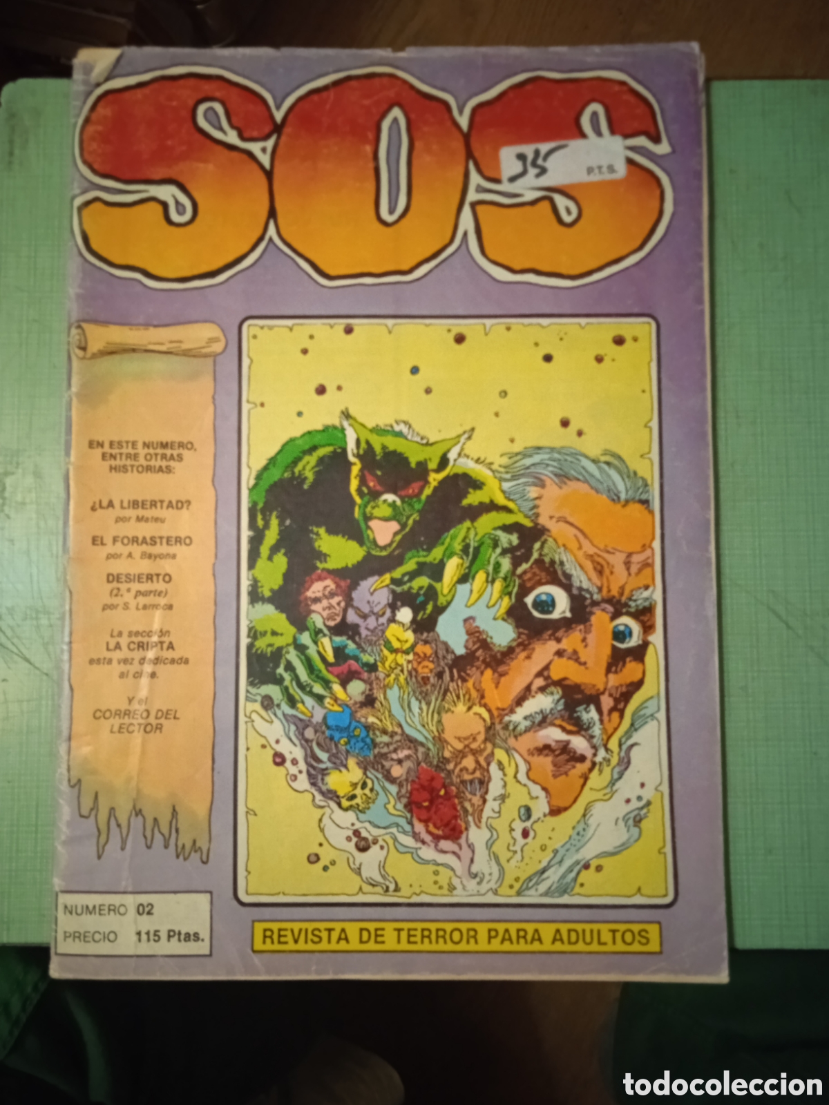 Tebeos: SOS c&oacute;mic terror. N&uacute;mero 2. 1984 - Foto 1