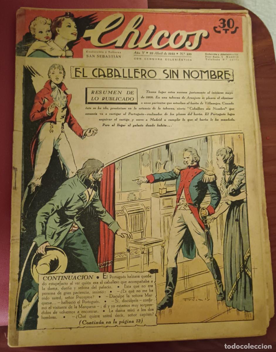 Comics: CHICOS A&Ntilde;O V 22 ABRIL 1942 N&ordm; 210