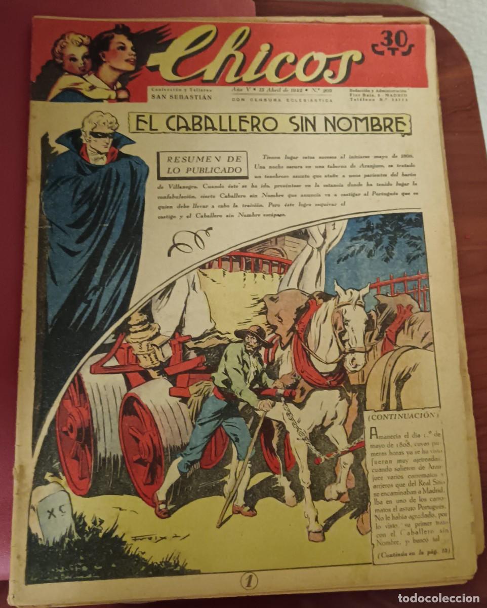 Tebeos: CHICOS A&Ntilde;O V 15 ABRIL 1942 N&ordm; 209 - Foto 1