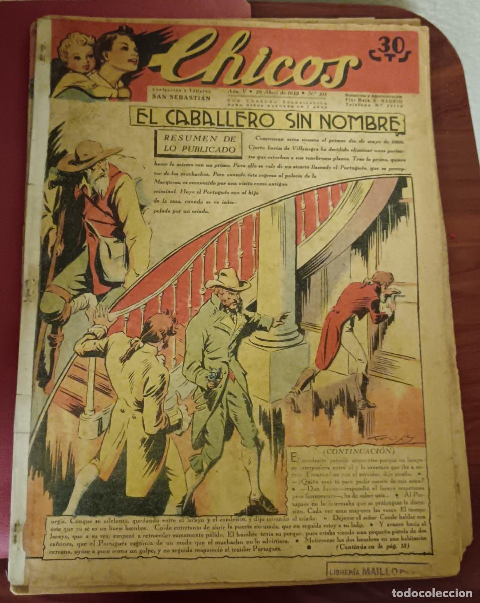 Tebeos: CHICOS A&Ntilde;O V 29 ABRIL 1942 N&ordm; 211 - Foto 1