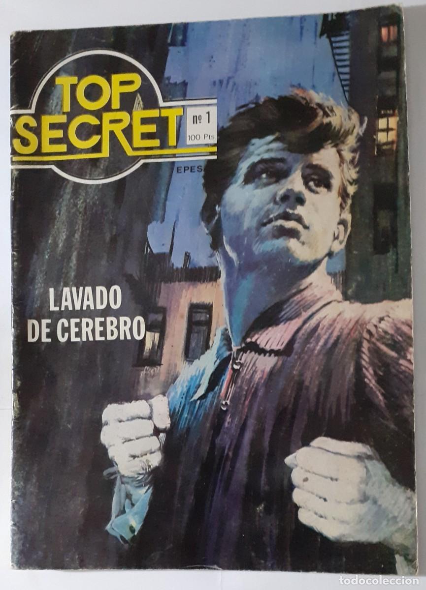 Comics: TOP SECRET-EPESA- N&ordm; 1 -LAVADO DE CEREBRO-1982-ARRIAZU-BUENO-ESCASO-VEA-LEA-0541