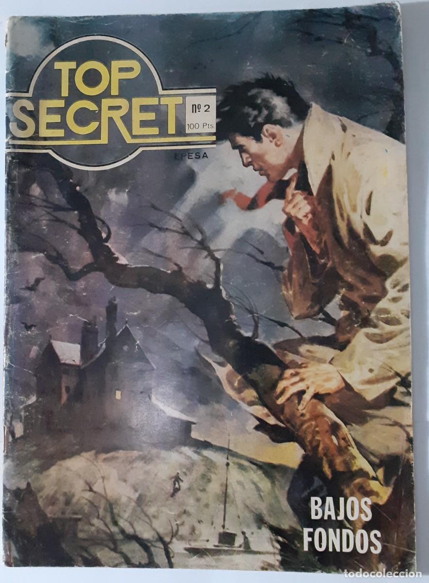 Comics: TOP SECRET-EPESA- N&ordm; 2 -BAJOS FONDOS-1982-ARRIAZU-CASI BUENO-MUY ESCASO-VEA-LEA-0542
