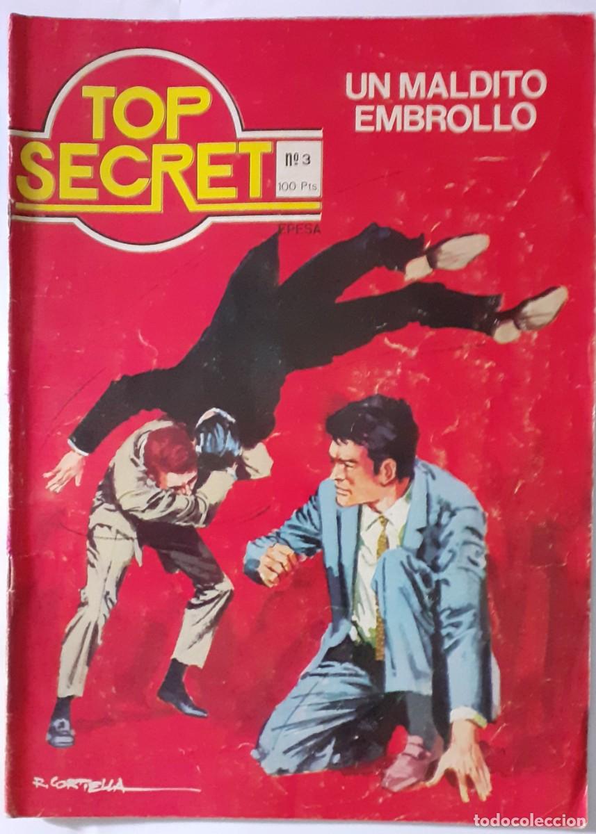 Comics: TOP SECRET-EPESA- N&ordm; 3 -&Uacute;LT. COL.-UN MALDITO EMBROLLO-1982-MUSQUERA-CASI BUENO-BUSCASO-VEA-LEA-0549