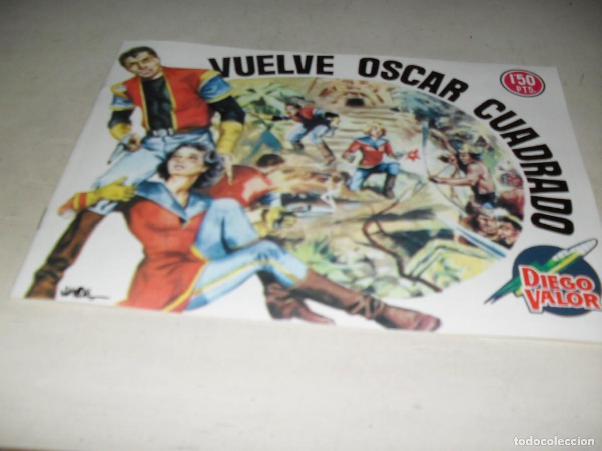 Comics: (FACSIMIL),DIEGO VALOR,2&ordf;SERIE,N&ordm; 43 VUELVE OSCAR CUADRADO,(DE 44).CID,1957
