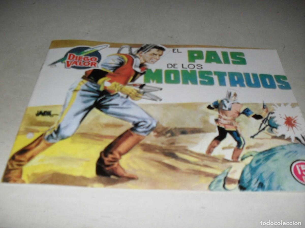 Comics: (FACSIMIL),DIEGO VALOR,2&ordf;SERIE,N&ordm; 42 EL PAIS DE LOS MONSTRUOS,(DE 44).CID,1957
