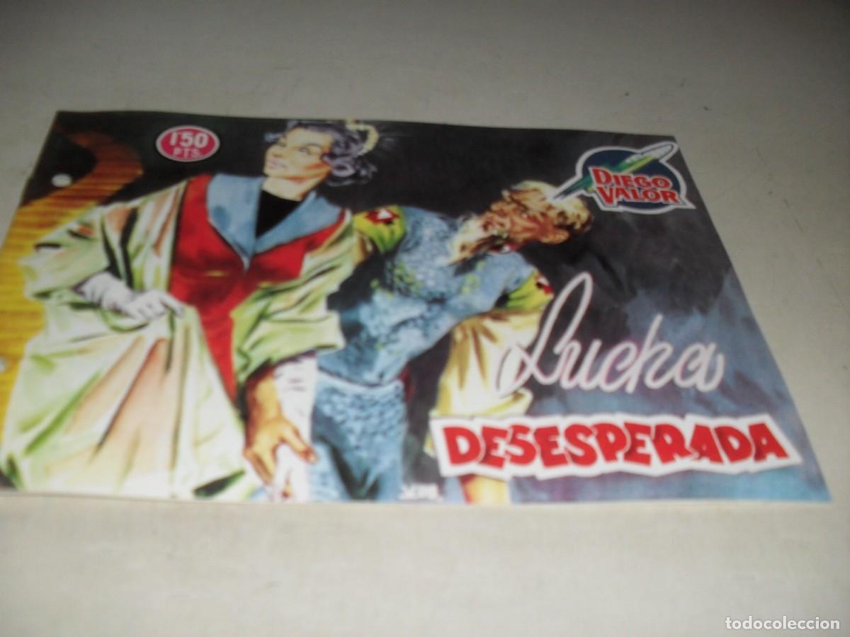 Comics: (FACSIMIL),DIEGO VALOR,2&ordf;SERIE,N&ordm; 32 LUCHA DESESPERADA,(DE 44).CID,1957