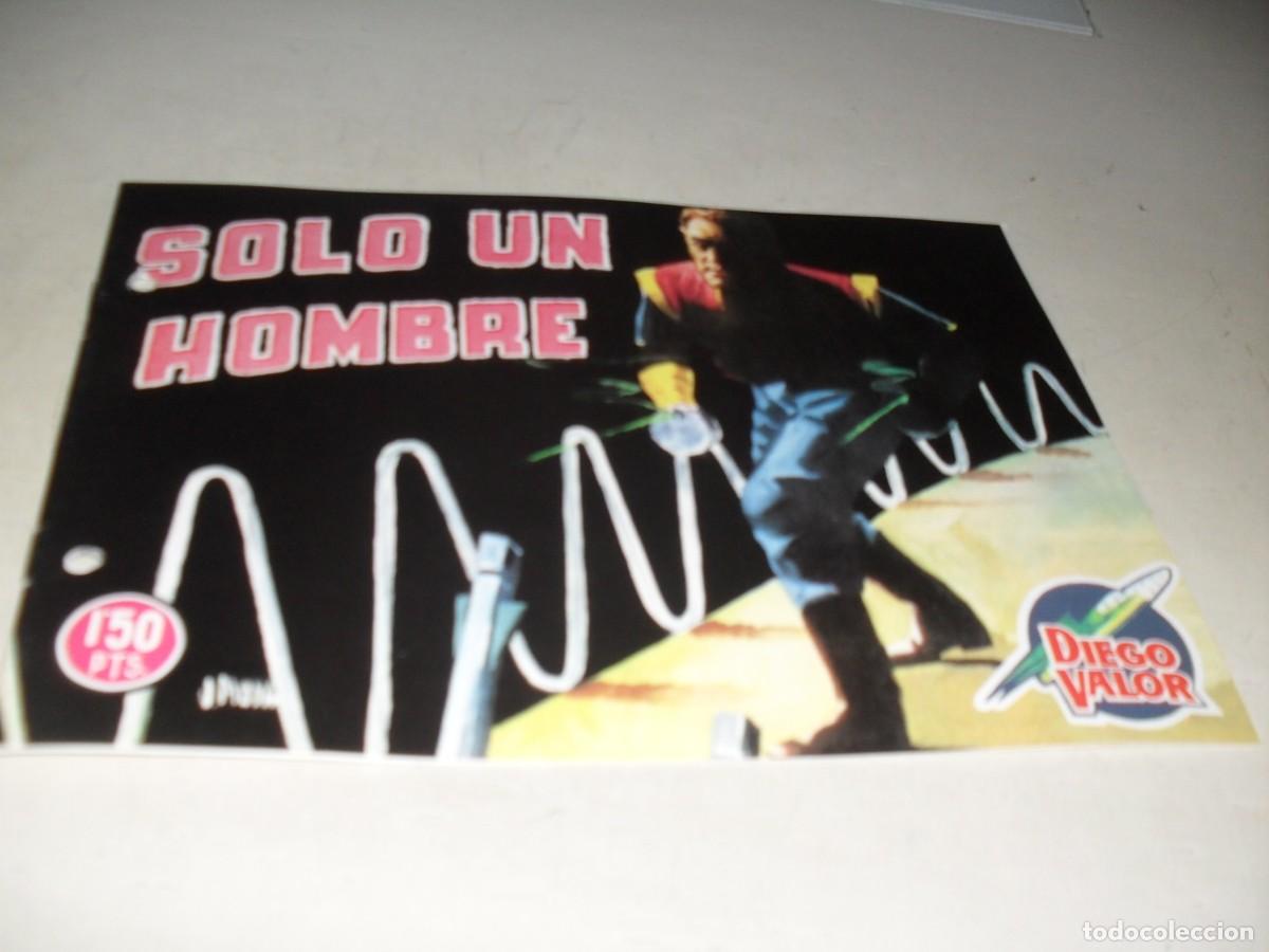 Comics: (FACSIMIL),DIEGO VALOR,2&ordf;SERIE,N&ordm; 28 SOLO UN HOMBRE,(DE 44).CID,1957
