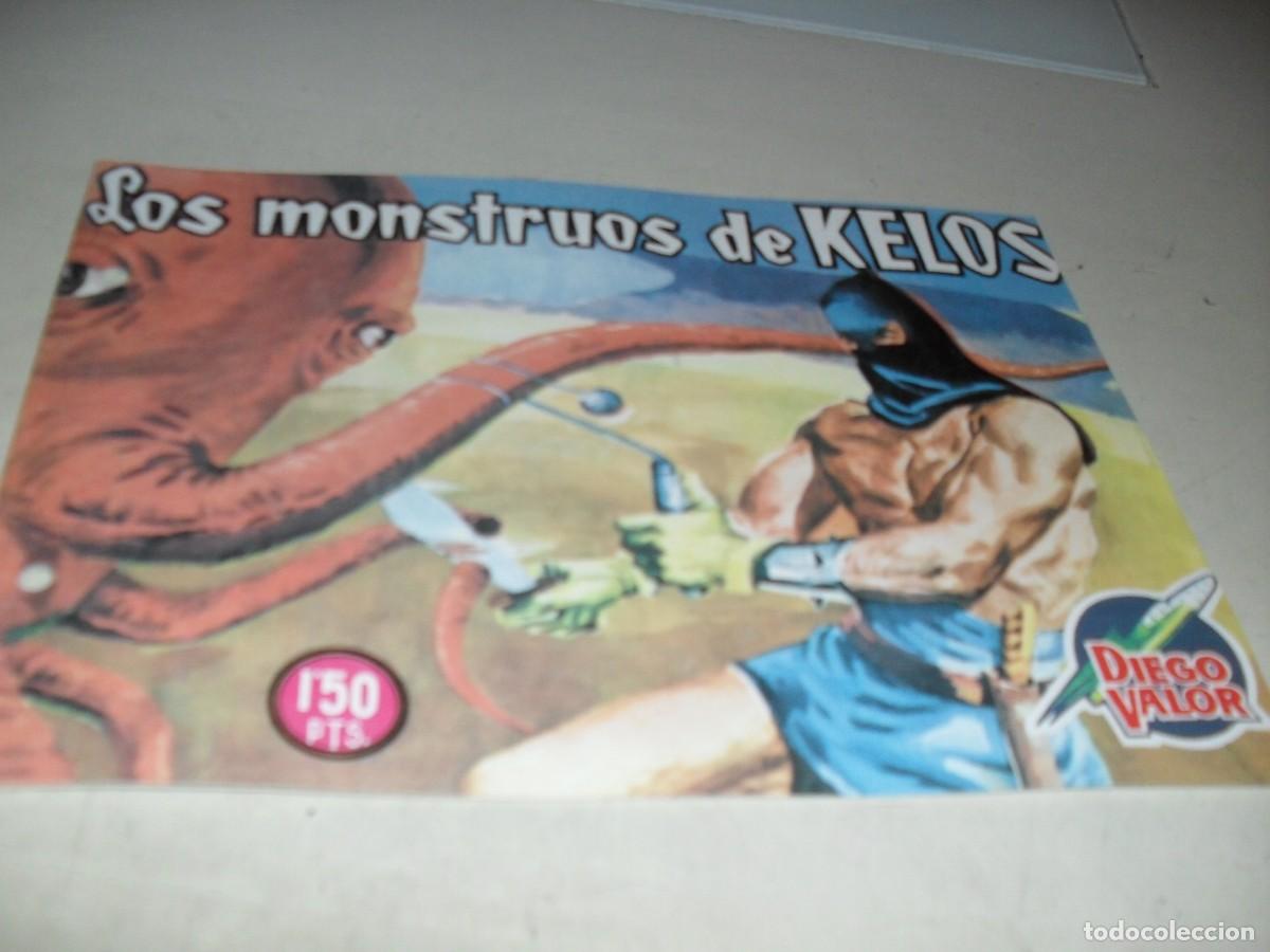 Comics: (FACSIMIL),DIEGO VALOR,2&ordf;SERIE,N&ordm; 7 LOS MONSTRUOS DE KELOS,(DE 44).CID,1957